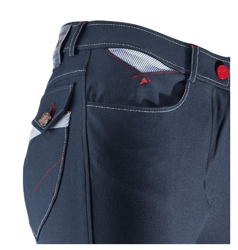 EuroStar Pantalon fond intégral siliconé Indigo Glam Femme (Castor Gre