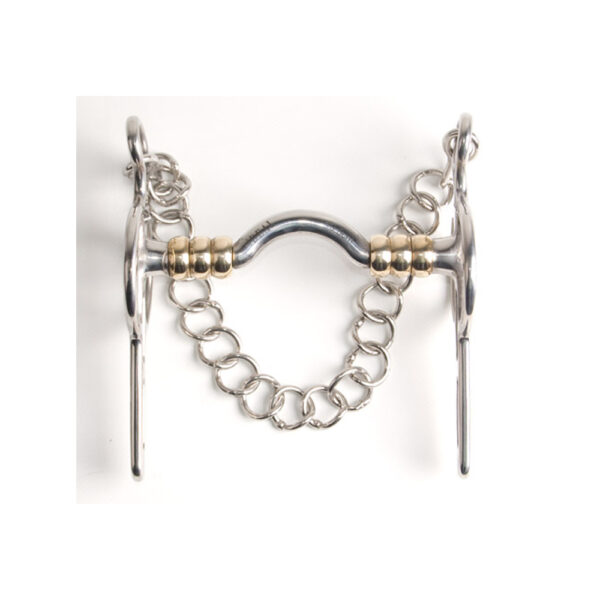 Bocado liverpool con rodillos IDEAL EQUESTRIAN