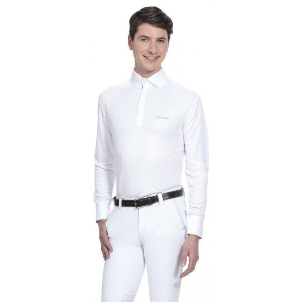 Polera concurso hombre mangas largas Mesh EQUITHEME