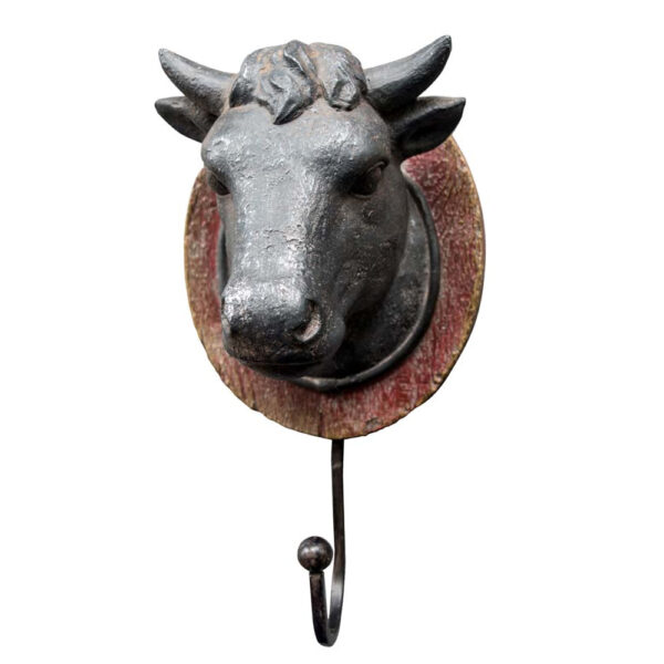 Cabeza de vaca colgador