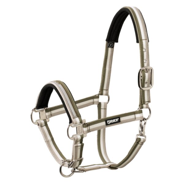 Jáquima pin buckle oliva-crema-beige ESKADRON