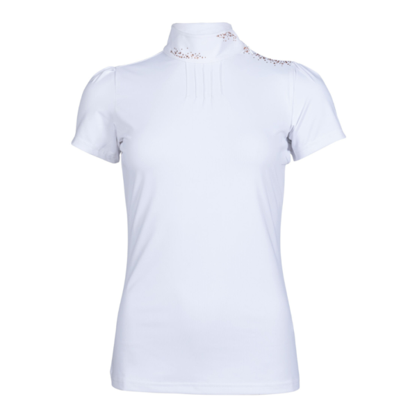 Polera de concurso darya blanca HKM