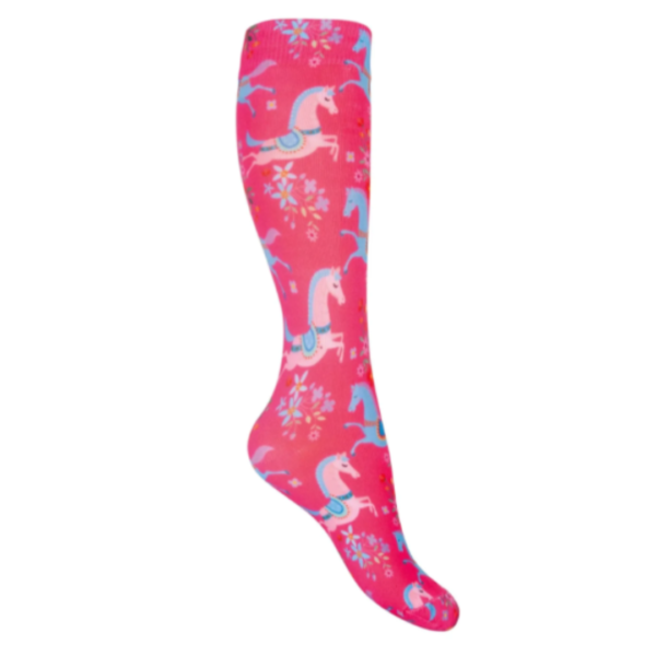 Calcetines para niños pony dream rosados HKM