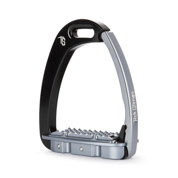 Estribo para niño venice sloped negro/titanium TECH