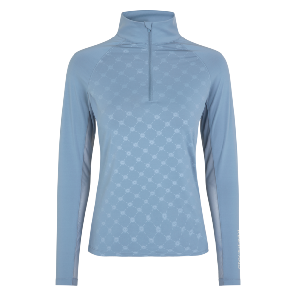 Polera respirable con protección UV havanna celeste KINGSLAND