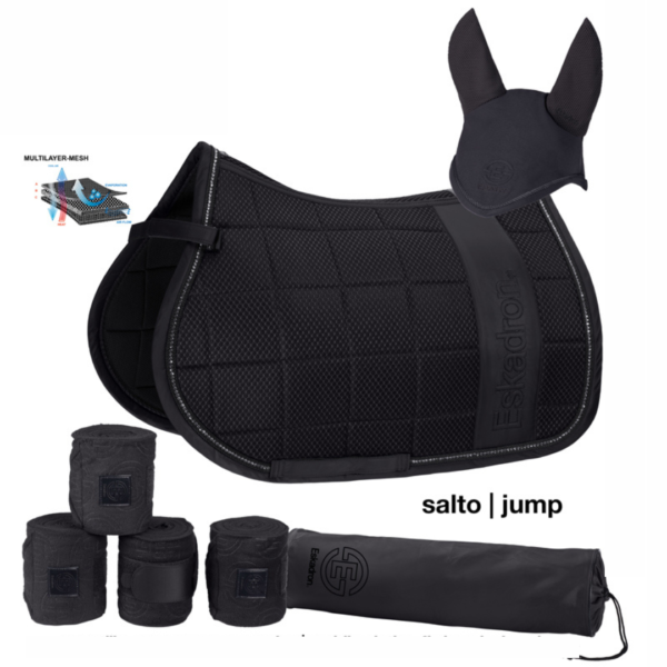 Conjunto mesh cristal negro ESKADRON