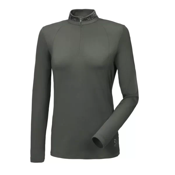 Polera funcional sareen verde oliva PIKEUR