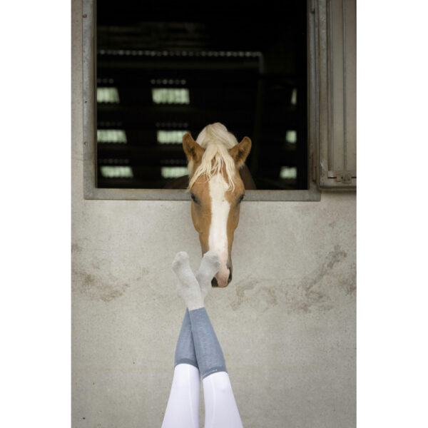 Calcetines dotgrip gris EQUITHEME