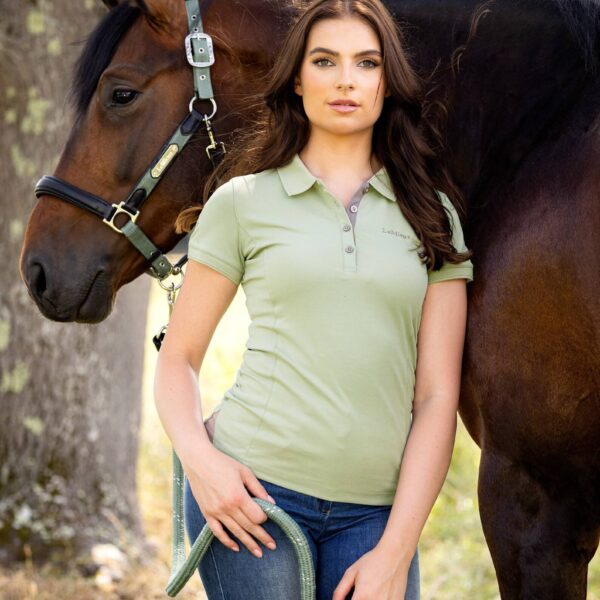 Polera polo classique verde claro LEMIEUX