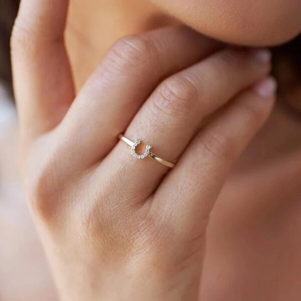 Anillo herradura oro amarillo LOULOU