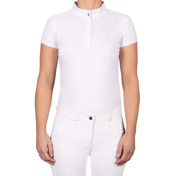 Polera de concurso blanca zayla QHP