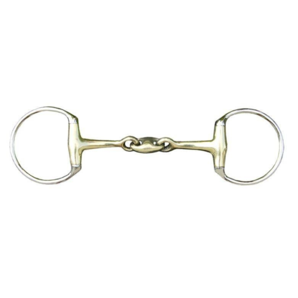 Bocado oliva doble articulado argentan HKM
