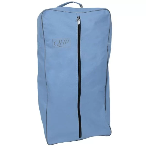Bolso para cabezada celeste/gris QHP