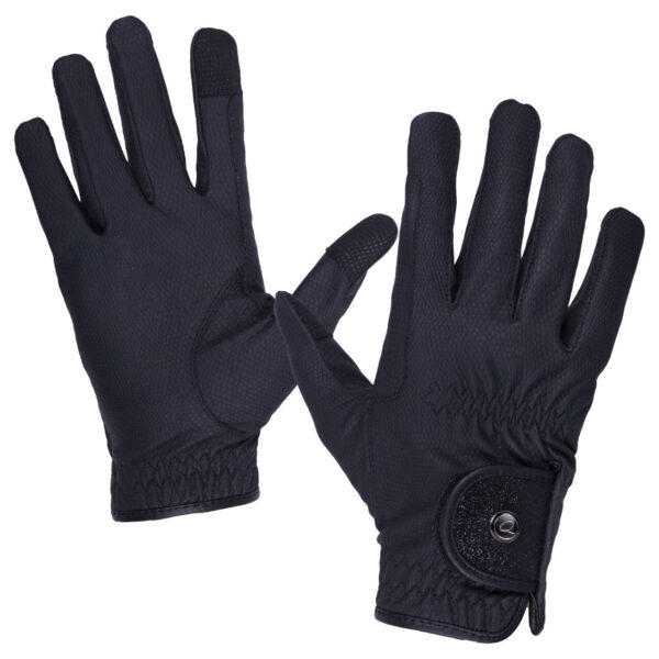 Guantes glitz negro QHP