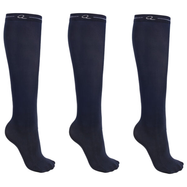 Calcetines show pack de tres azul QHP