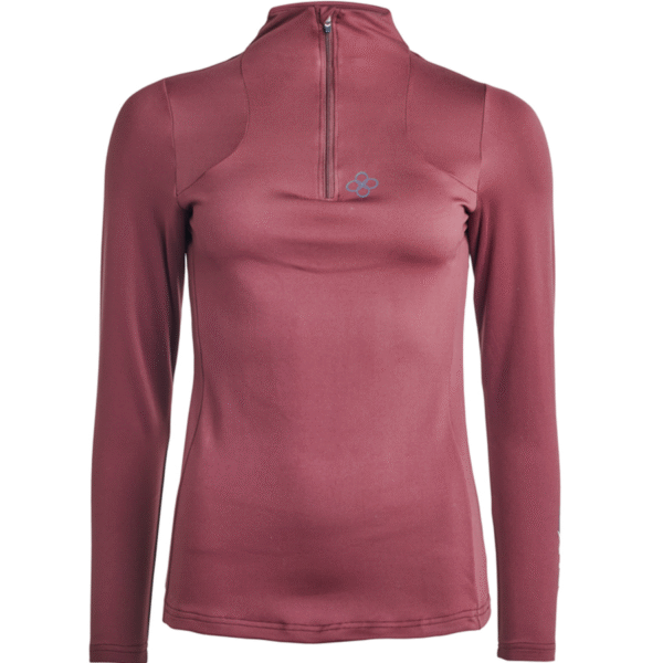 Poleron mid zip frambuesa KINGSLAND