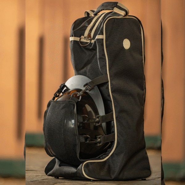 Bolso joules casco + botas HKM