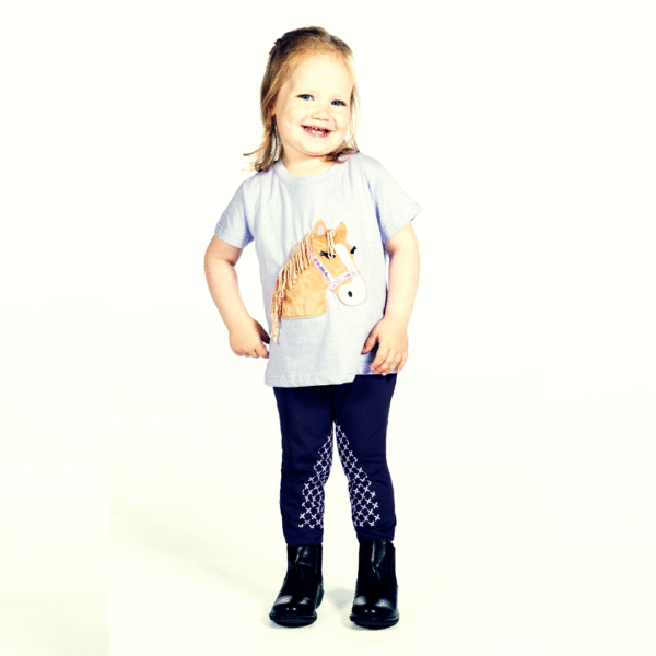 Polera lola niña blanca HKM