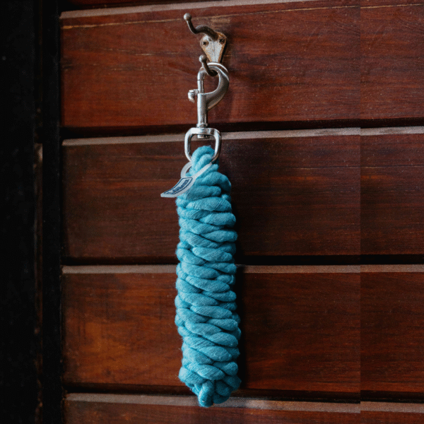 Tirador pollycotton aqua LEMIEUX