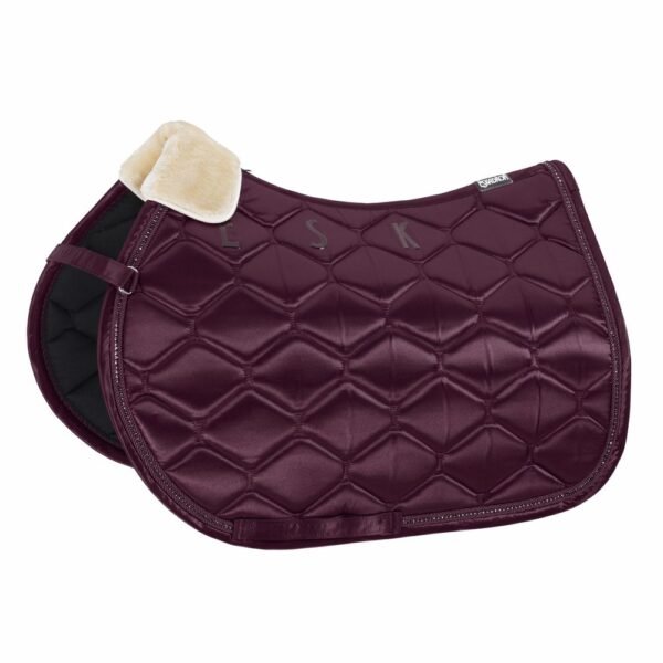 Mandil satin crystal core burdeo ESKADRON