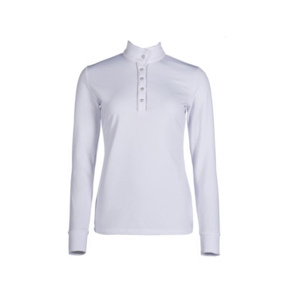 Polera de concurso emilia blanco HKM