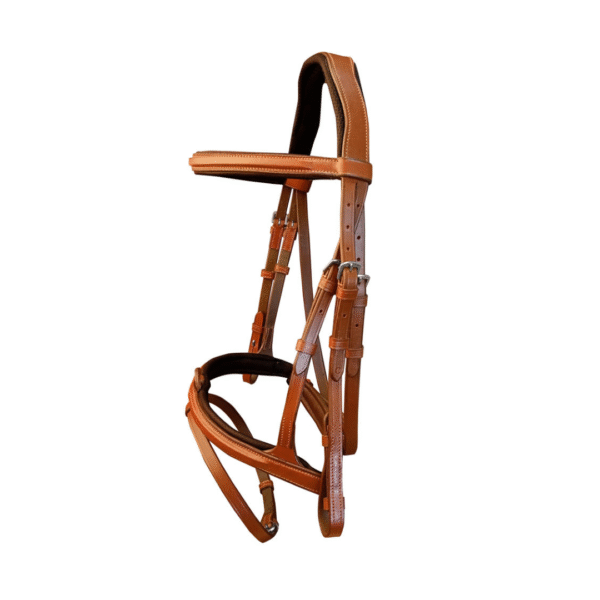 Cabezada con cierra boca removible tostado cob ZALDI