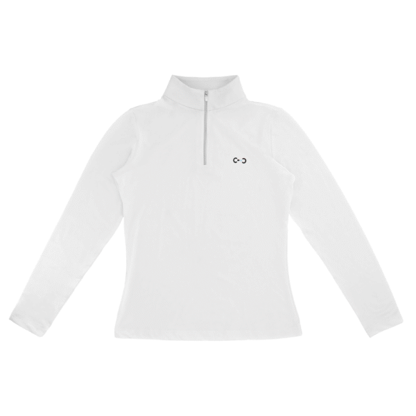 Polera concurso reine blanca RIDING WORLD