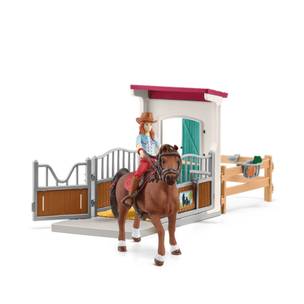 Horse box hannah & cayenne SCHLEICH
