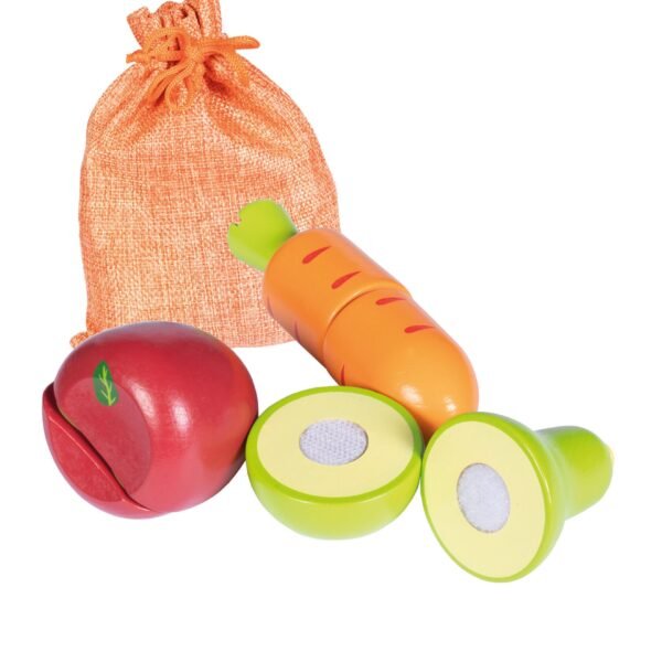 Juego de alimentos de madera hobby horsing 3 piezas HKM