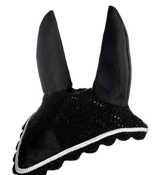 Orejeras negro plateado HKM