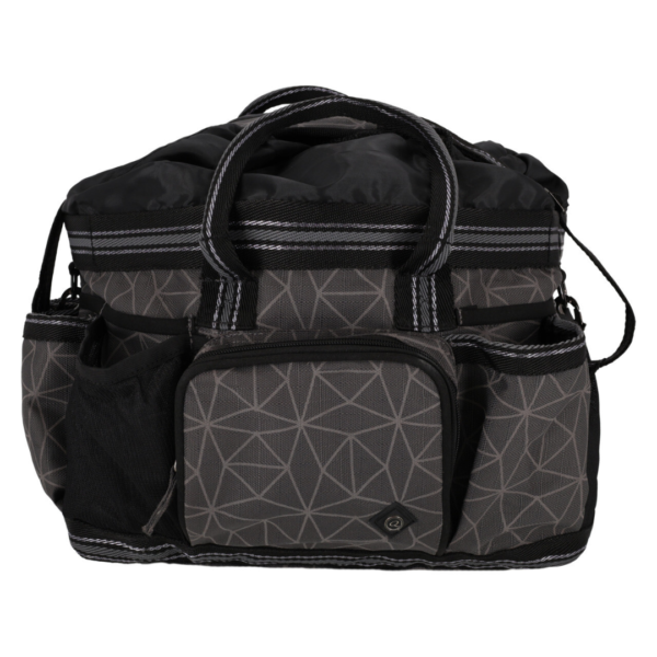 Bolso grooming gris reflective QHP