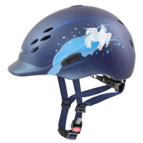 Casco onyxx azul unicornio (talla 49-54) UVEX