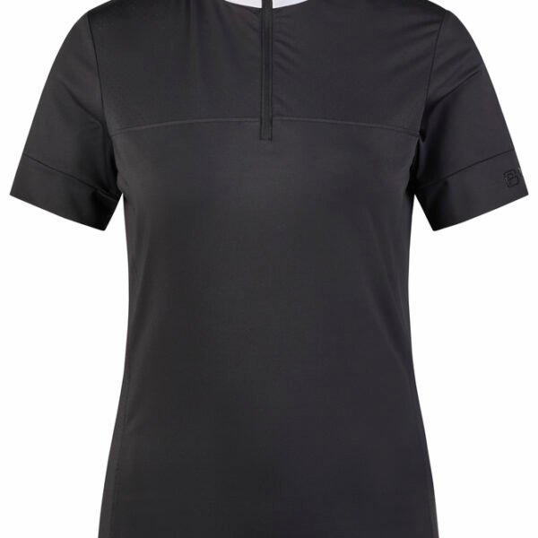 Polera de concurso 7310 sport negra PIKEUR