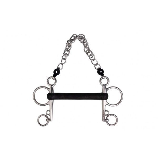 Pelham de goma rigida recto 125 METALAB
