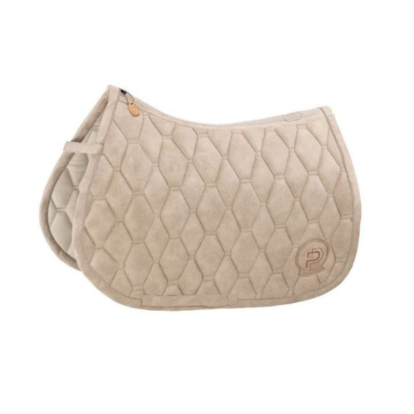 Mandil metallic faux leather taupe platinum ESKADRON