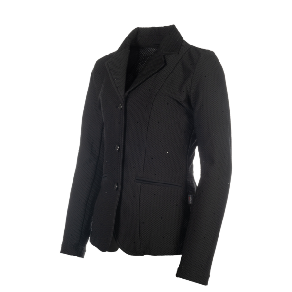 Chaqueta concurso crystal kids negra HKM