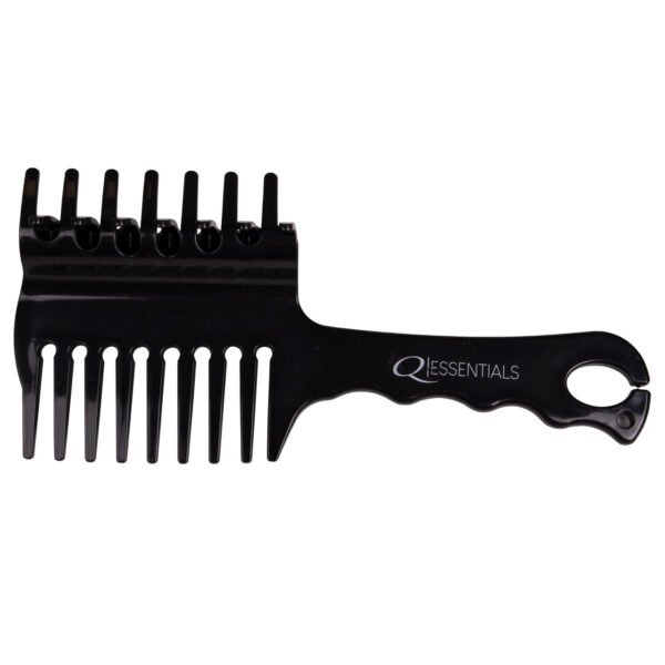 Peineta para tusa con clip negro QHP