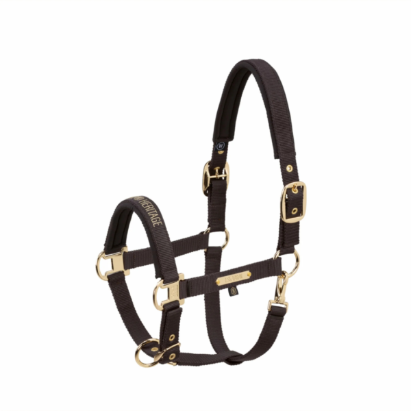 Jáquima girth double pin herritage negro trufa ESKADRON